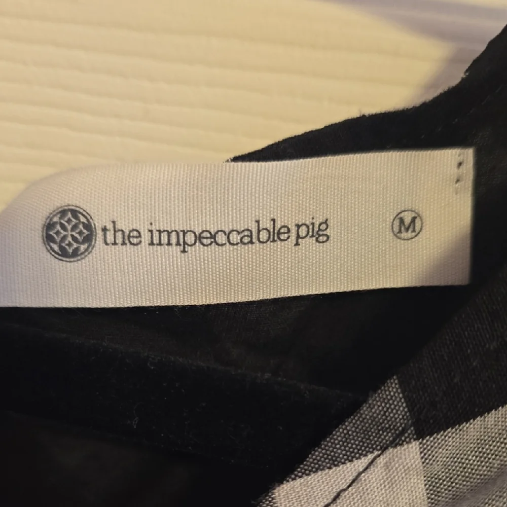 The Impeccable Pig‎ Monochrome Plaid Dress